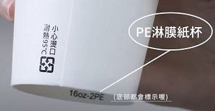 確認紙杯材質是否為PE淋膜