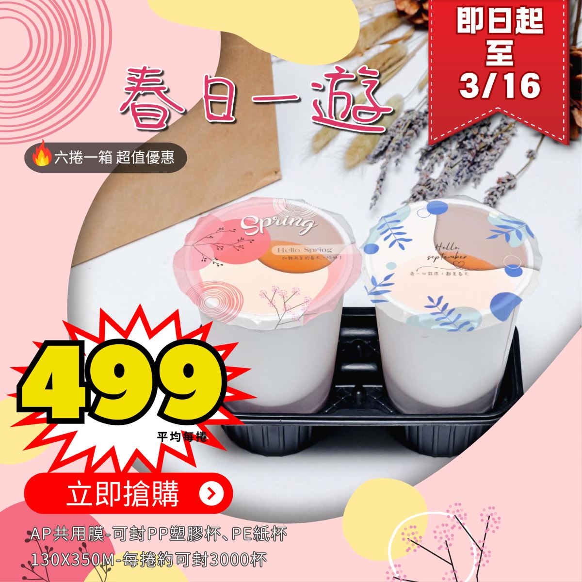 春日一遊_6捲一箱限定組合
